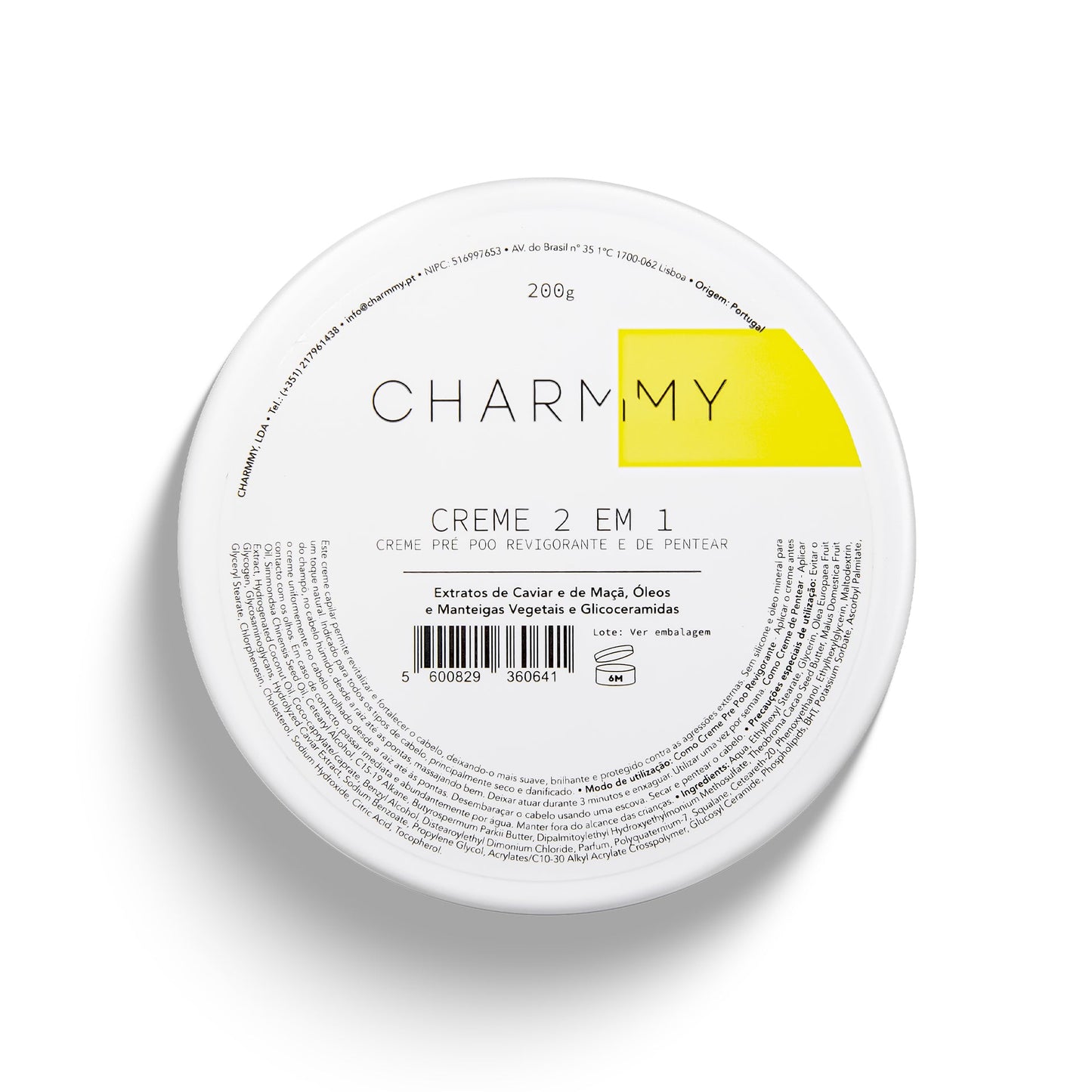 Creme Pre Poo Revigorante e de Pentear (Creme 2 em 1)